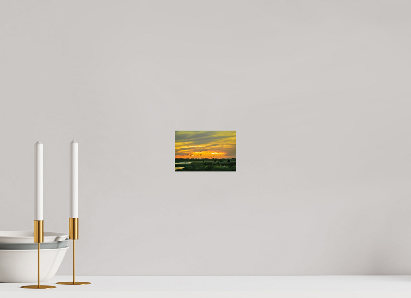 6 x 4″, Glossy Print Sunset over Nebraska