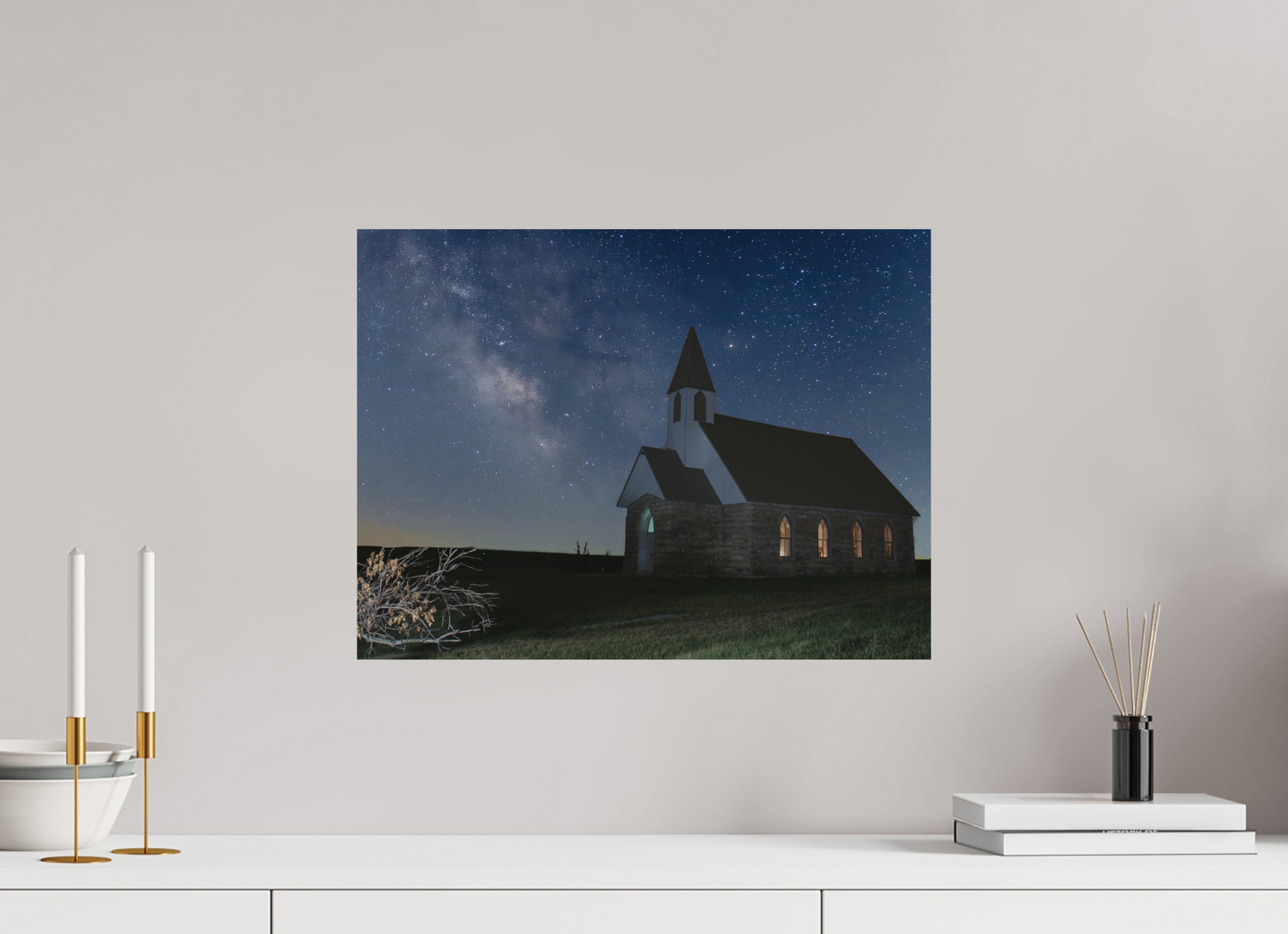 Stevens Chapel at Night