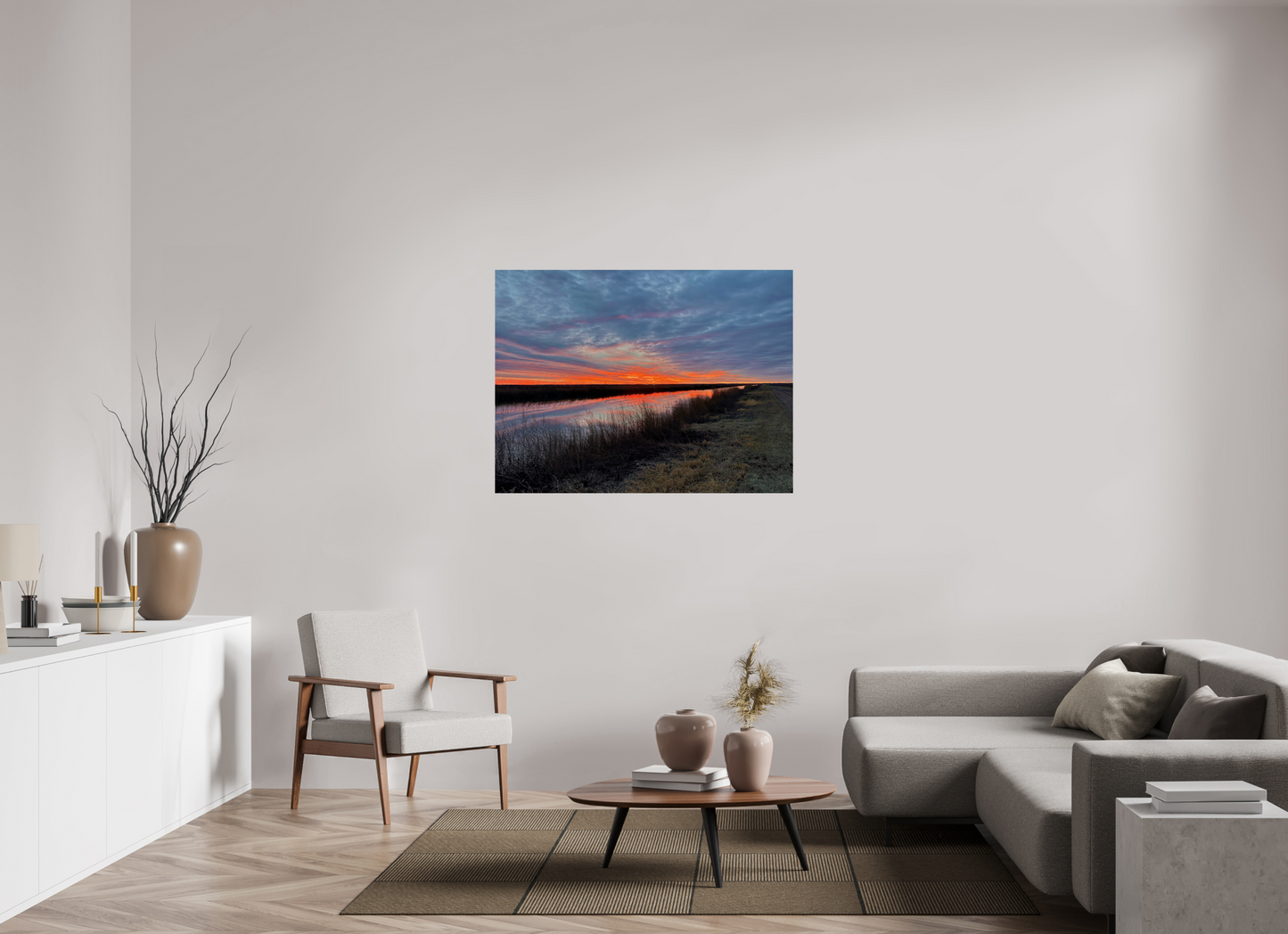 48 x 36″, Crystal Pearl Paper Cheyenne Sundown