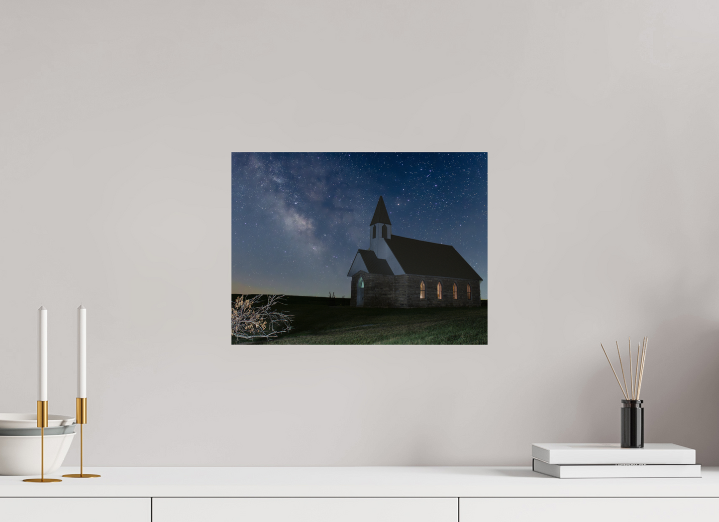 Stevens Chapel at Night
