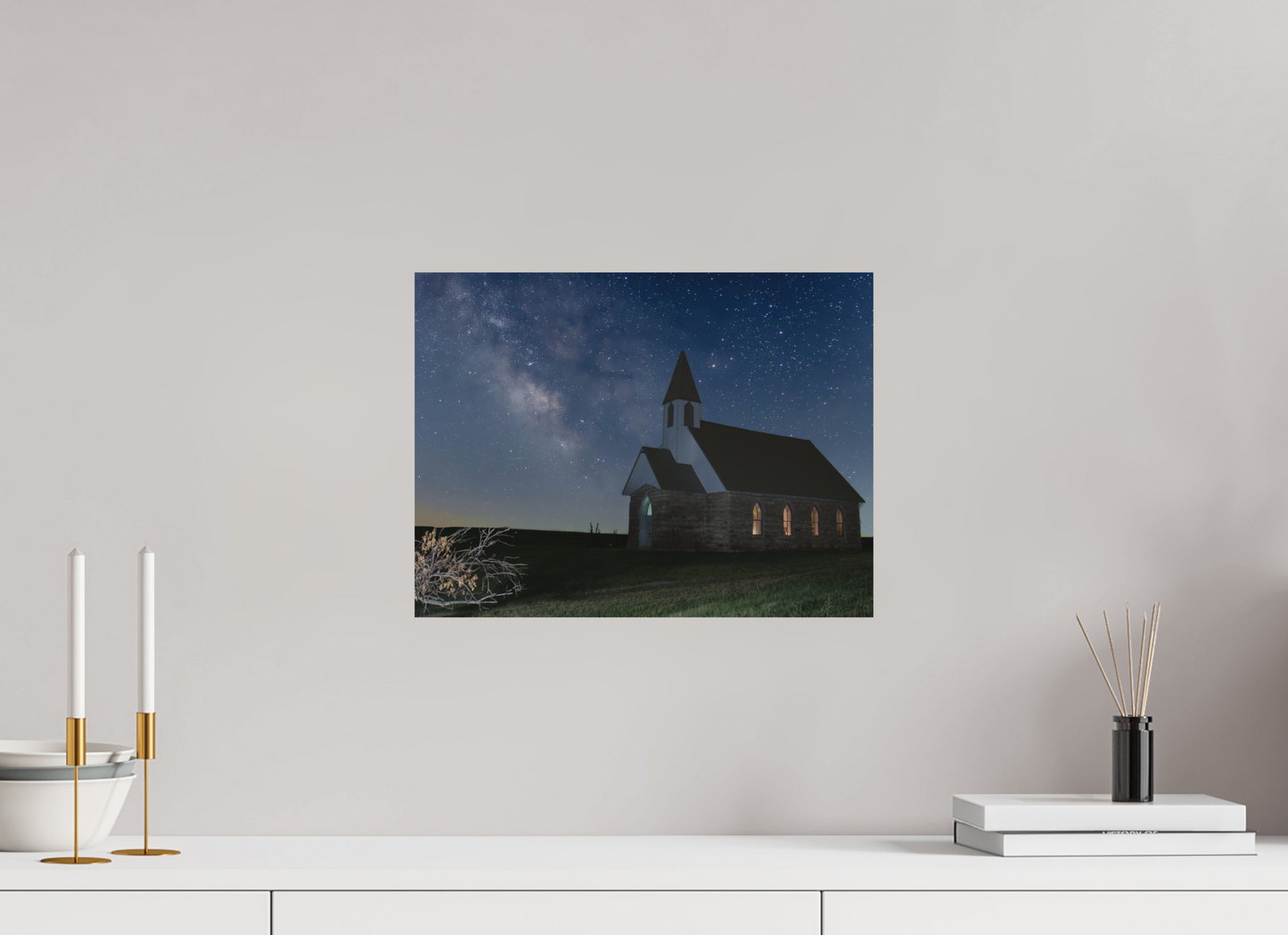 Stevens Chapel at Night