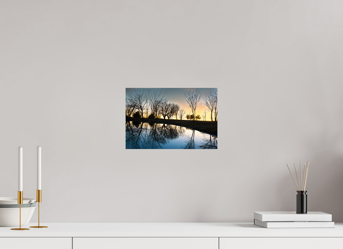 12 x 8″, Crystal Pearl Paper Nebraska Sunset