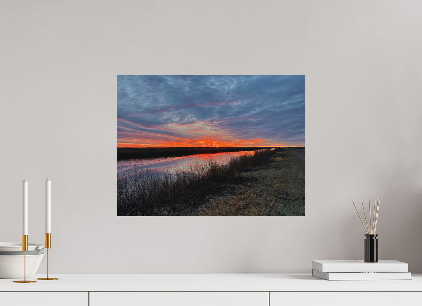 20 x 15″, Matte Print Cheyenne Sundown