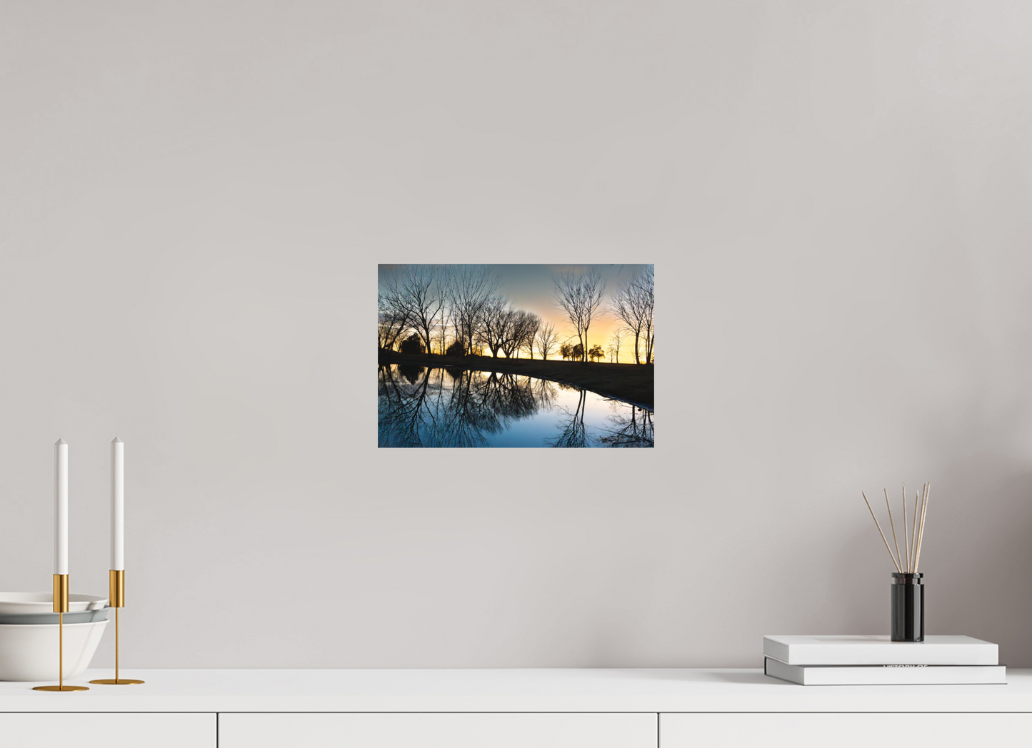 12 x 8″, Matte Print Nebraska Sunset