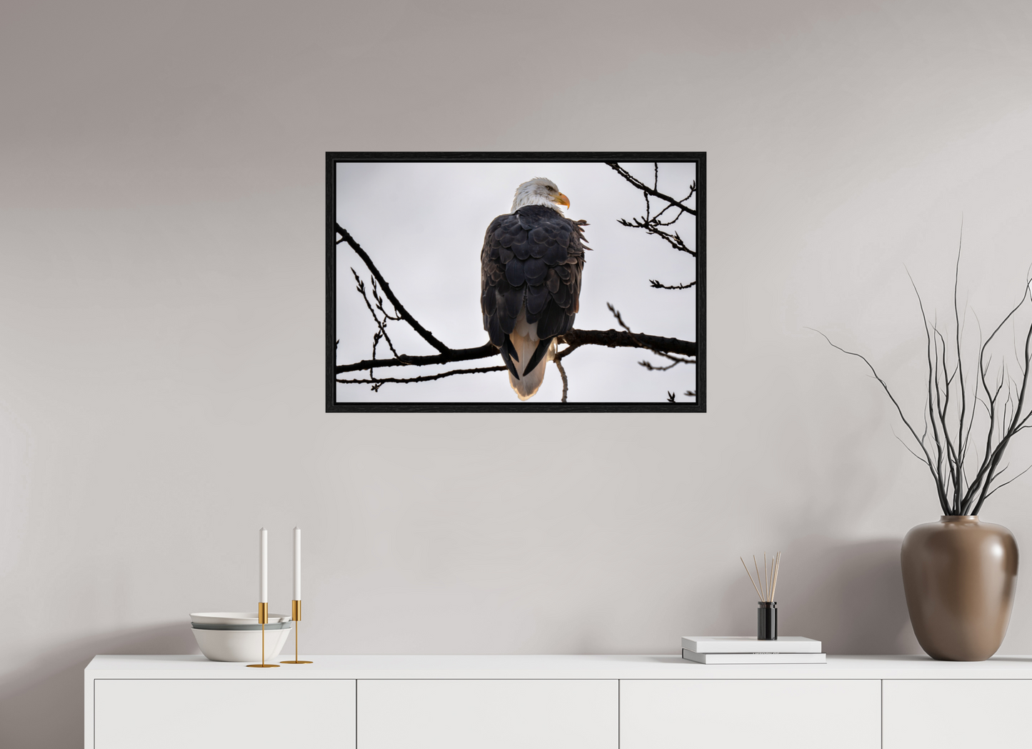30 x 20″, Floater Frame Vigilant Overwatch