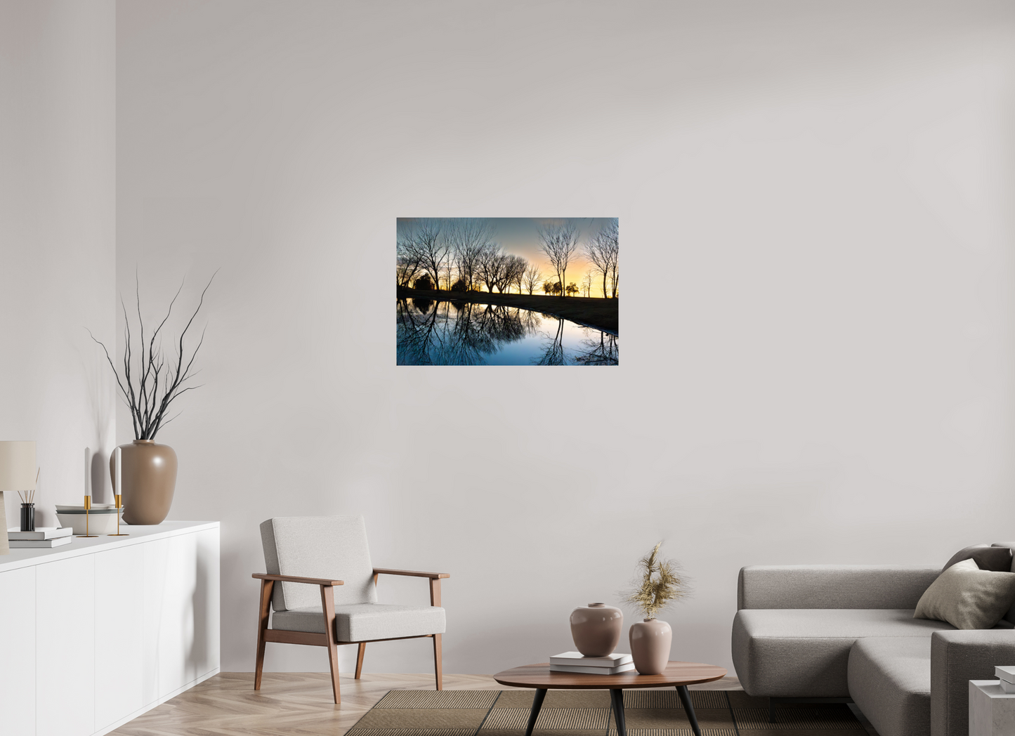 36 x 24″, Crystal Pearl Paper Nebraska Sunset