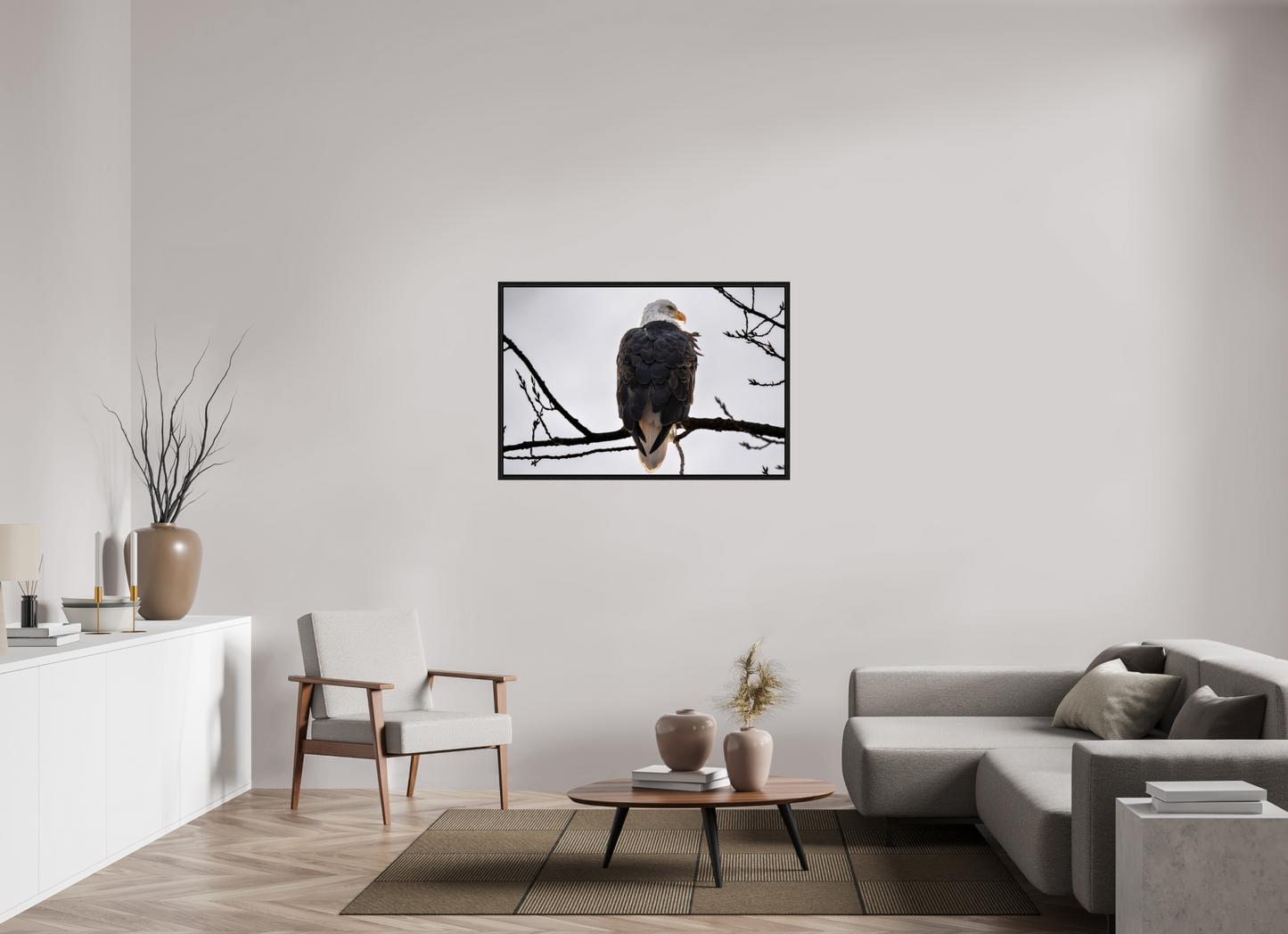 45 x 30″, Floater Frame Vigilant Overwatch