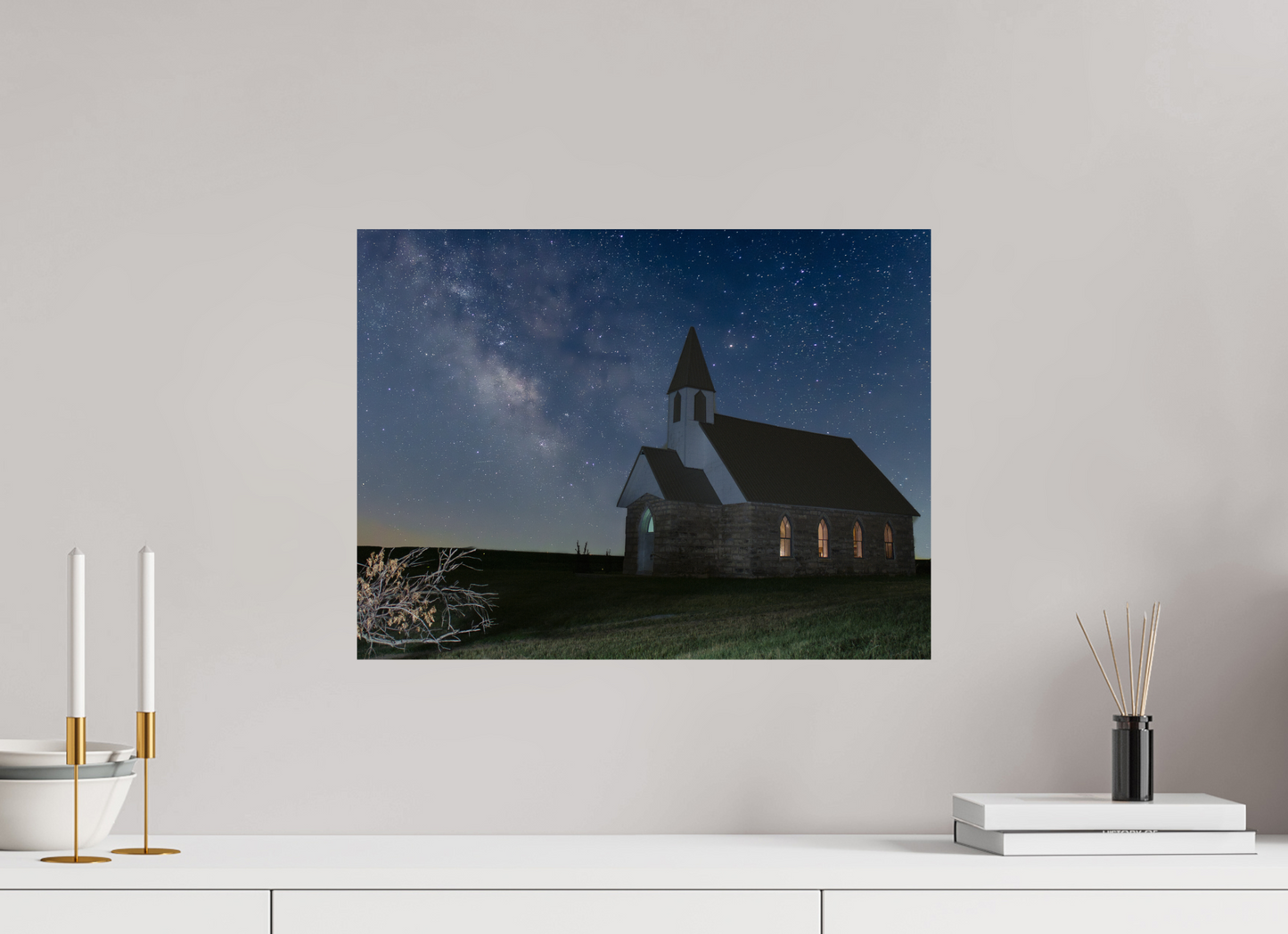 Stevens Chapel at Night