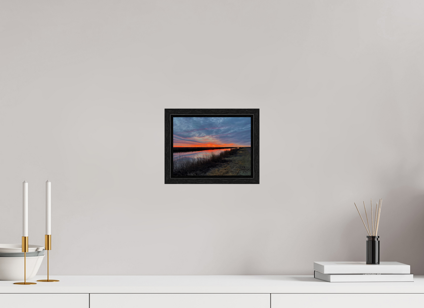 8 x 6″, Floater Frame Cheyenne Sundown