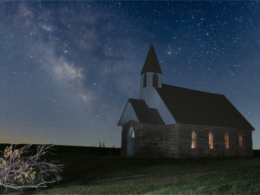 Stevens Chapel at Night